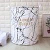 Laundry Basket Dity Clothes Storage Barrel Nordic Kids Toys Bucket Bags Ins Foldable Printed Home Sundries Waterproof Organizer Totes B7169