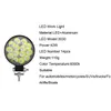 42W 48W LED Lampe de travail Projecteur Lampe de conduite, Jeep, Tout-terrain, 4wd, 4x4, Rail de sable, VTT, Moto, Dirt Bike, Bus, Remorque, Camion