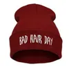 Cappelli da donna invernali unisex da uomo Bad Hair Day Snap Back Beanie bonnet femme gorros Knit Hip Hop Sport Hat Ski Cap b270