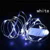 LED-Lichterkette, 1 m, 2 m, Silberdraht, Lichterkette für Girlande, Zuhause, Weihnachten, Hochzeit, Party, Dekoration, angetrieben durch CR2032-Batterie