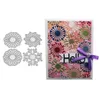 Blume Hintergrund Rahmen Handwerk Metall Stanzformen für Scrapbooking DIY Album Prägung Ordner Papier Karte Maker Vorlage Dekor Schablonen Handwerk