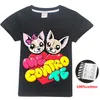 Me Contro Teかわいい犬印刷された子供Tシャツ4色614T女の子100コットンTシャツキッズデザイナー服SS3009301650