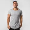 T-shirts pour hommes 2023 nouveaux ALPHALETE hommes gymnases décontractés serré Fiess à manches courtes T-shirts coton hommes printemps vêtements de sport T-shirts à col rond