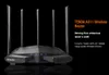 TENDA AC11 2,4 GHz Plus 5 GHz WiFi AC 1200 M Routeur sans fil double bande Gigabit à grande échelle