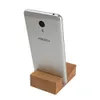 Titolare del telefono cellulare di legno naturale all'ingrosso del telefono cellulare del legno di faggio dell'ingrosso del modello di progettazione della tavoletta universale per iphone Samsung Huawei