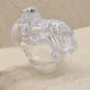 Dispositivo di castità maschile di design 3D Electro Sex Cock Cage, anello del pene con gabbia di blocco della spina del pene dello scroto, giocattoli del sesso dello shock elettrico
