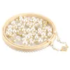 Wholesale- luxury designer diamond lucky leaf pearl classic elegant multi layer long sweater statement necklace for woman