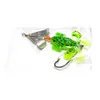 50pcs Sapo de borracha macia Pesca Lure baixo Simulação Eye crankbait 3D Sapo Spinner Colher Isca 6.2g Pesqueiro Acessórios