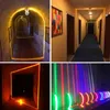 30W 360-Grad-LED-Wandfluterlicht für Tunneldekoration, festverdrahtete Tageslicht-Architekturgrafikbeleuchtung, Flur AC85-265V