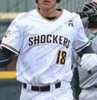 Thr Custom Ita State 2020 College Baseball Любой номер название белое желтое черное #8 Джейкоб Кацфей 15 Paxton Wallace Men Youth Kid Jersey 4xl