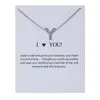 2019 Design Initial Letters Crystal Silver Necklace Women Sweater Chain Best Friends Gift Jewelry Free Shipping