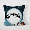 Santa Claus Kussenhoes Afdrukken Die Diffa Bed Home Decor Kussensloop Vrolijk kerstfeest Festival Kussensloop