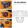 Couvercle de feu arrière ABS argenté, couvercle de protection pour Jeep Renegade 2016 – 2018, accessoires extérieurs de voiture (persienne)