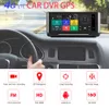 7インチHD 1080pデュアルレンズカムコーダー4G 3Gネットワ​​ークカーDVR ADAS ANDROID GPS NAVIGATION BLUETOOTH WIFI 2GB 32GBメモリ194M