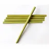 naturais amarelo bambu palha reutilizável 20 centímetros de bambu verde orgânico Beber do bebê do casamento aniversário palhas partido alimentando palhas 4930