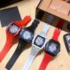 Top Brand Fashion Mens Watches 40 mm Dial Strap de caoutchouc Luxury Man Quartz Watch For Men039 Valentine Gift Reloj de Lujo Waterpro1248248