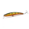 115mm Fishing Lure Bait trackle Floating trout Minnow two hooks 11.5CM 11.2G 4# hooksTop Quality 100