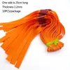 10pcs Slingshot قوية مرنة المسطح المسطح النطاق العملي للصيد الرياضة مجموعة مجموعة المنجني