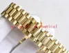 Relógio de luxo 3 estilo 18K Solid Yellow Gold Diamond Buzel Dial 41mm Mens assistir Men039s Automático Men039s Relógios Wristwatch5904671