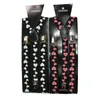 1inch Wide Red Love Hearts Printing Suspender 3 Clip Y-Back Clip-on Elastic Braces Suspenders For Men Women Suspenders 10 styles