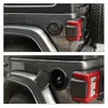 Coperchio serbatoio carburante Bandiera americana nera per Jeep Wrangler JL 2018+ Accessori esterni auto Metallo ABS