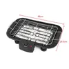 Non Stick Electric BBQ Teppanyaki Barbeque Grill Griddle EU Plug Table Top Smokeless Rustless and Durable Adjustable Temperature