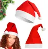 Rote Weihnachtsmannmütze, ultraweicher Plüsch, Weihnachts-Cosplay-Hüte, Weihnachtsdekoration, Erwachsene, Weihnachtsparty-Hüte