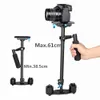 Freeshipping Professional S60T Fibra de carbono Steadicam Cámara de mano Estabilizador de video Tecnología CNC Sistema de cámara estable DSLR