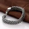 Roestvrij stalen armbanden Figaro Chain Link Human Like Punk persoonlijkheid Kreeft Gesp Armband heren Verjaardag Vader's 2415