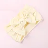 Słodkie miękkie nylonowe opaski baby jacquard akcesoria do włosów Knot Hair Bow Soft Band Hurtownie 27 Kolory Europejskiej Cute Head Band Boutique