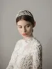 Vintage mariage couronne de mariée diadème perle d'eau douce bandeau argent étoile accessoires de cheveux bijoux bande coiffure princesse reine strass