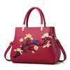 HBP Women Handbags Pure Pu Leather Totes Bag Bag Topproidery Crossbodybag Counter Counter Counter Lady Red Red