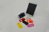 Dobrável universal suporte ajustável mini suporte de montagem no berço de plástico compacto suporte de mesa para iphone x 8 galaxy s8 telefone celular tablet