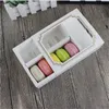 10 Macarons copos de papel panificação Box gaveta caixa de presente Bakeware caixas de biscoitos bolo Packaging lanche Macaron queque 100PCS / LOT