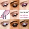 PHOERA 12 Sombras Sombra de ojos de diamante metálico Pearly Impermeable Fácil de usar Fiesta Radiante Fashion Liquid Glitter Eyeshadow