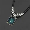 12 Constell Necklace Glow in the Dark Sign Necklaces pendant Fashion Jewelry Gift Will and Sandy