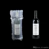32 * 8cm Air Dunnage Bag Air Filled Protective Wine Bottle Wrap Uppblåsbara Luftkudds Kolumn Wrap Väskor med pump