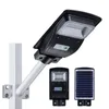 Solar LED Street Lights 30W/60W/90W LED Solar Light PIR Motion Sensor Timing Lamp+Remote Waterproof for Plaza Garden Yard