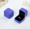 новая мода 9 цветов квадратная бархатная шкатулка для драгоценностей красная коробка для гаджетов ожерелье кольцо серьги коробка DHL Free