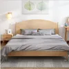 Mesita de noche de madera maciza nórdica, almacenamiento de muebles de dormitorio, armarios de recepción modernos simples, roble blanco japonés