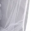ブラックホワイトベッドキャノピー蚊ネットファブリックメッシュ昆虫シェルタードールルームプリンセスベッド装飾テント保護