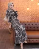 Ethnic Clothing Eid Mubarek Muslim Print Abaya Kimono Hijab Islam Dubai Dress Arabic African Islamic Femme Ete Vestidos1