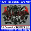 Corpo + 8Gifts para a Kawasaki ZX 6R 6 R 600cc ZX636 2007 2008 209MY.58 ZX636 ZX600 600 ZX6R 07 08 ZX 636 ZX6R 07 08 Hot Red chamas carenagens
