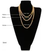 Hip Hop Bling Chains Jewelry Mens Diamond Iced Out Tennis Chain Necklace Fashion 3mm 4mm Silver Gold Chain Necklaces