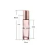 Szklane eteryczne butelki perfum 10ml roll na perfumy dyfuzor butelka Clear / Rose Gold Glass Butelka Tanie hurtownie