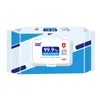 DHL 60PCS / Box Desinfektionsmedel Alchoholtorkar Antibakteriell sterilisering Portabel 75% Alkoholkudde Skin Rengöringsvård Våtservetter