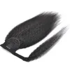 Clip dritti stravaganti yaki italiani marroni in natura naturale grezza di capelli viotti a coda di cavallo estensioni di capelli a coda di cavallo 120g 120g