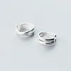 Fashion Made en Chine entièrement solide 925 Boucles d'oreilles en argent sterling