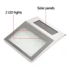 太陽電池式LEDライトサインハウスホテルドア住所プラーク防水数字桁板板ランプホワイトライト10161