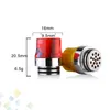 810 Airhole Drip Tip 16 hole Airflow Driptip Epoxy Resin Mouthpiece For 810 Smoking Accessories DHL Free